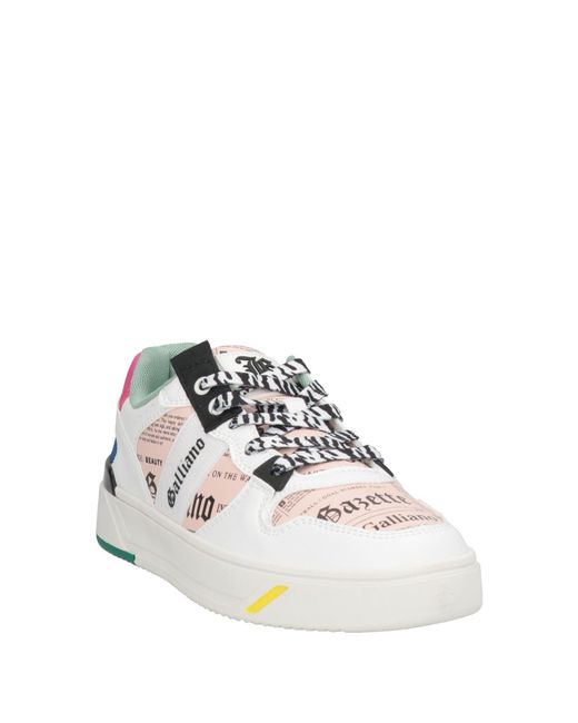 John Galliano White Sneakers