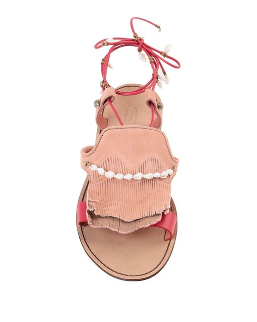 Santoni Pink Sandals