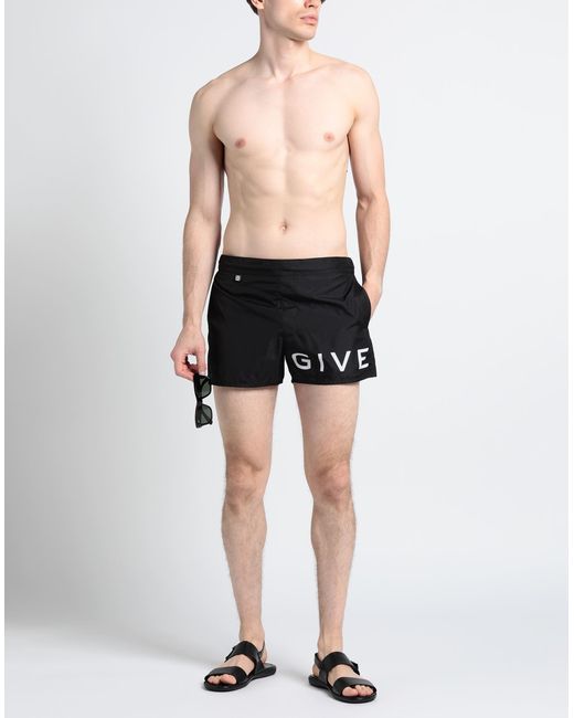 Givenchy Black Swim Trunks for men