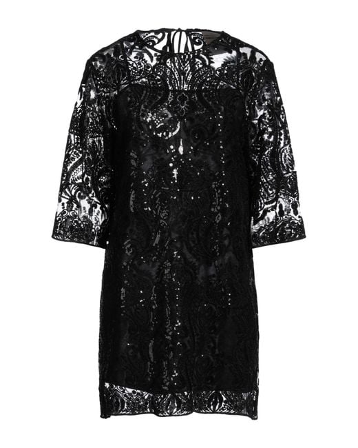Semicouture Black Mini Dress
