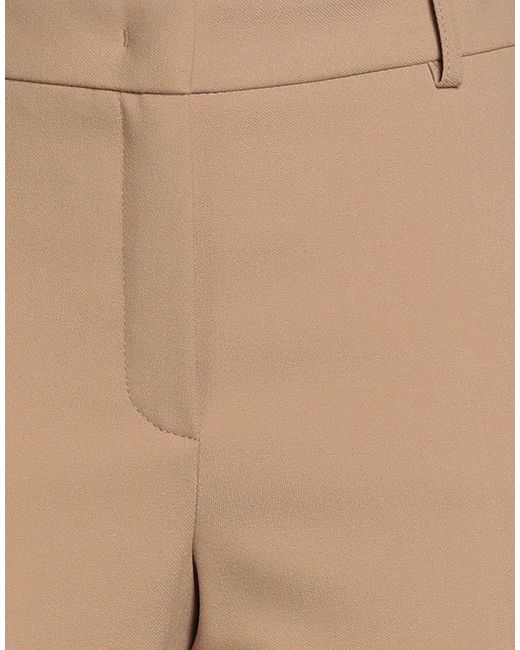Seductive Natural Pants Polyester, Viscose, Elastane