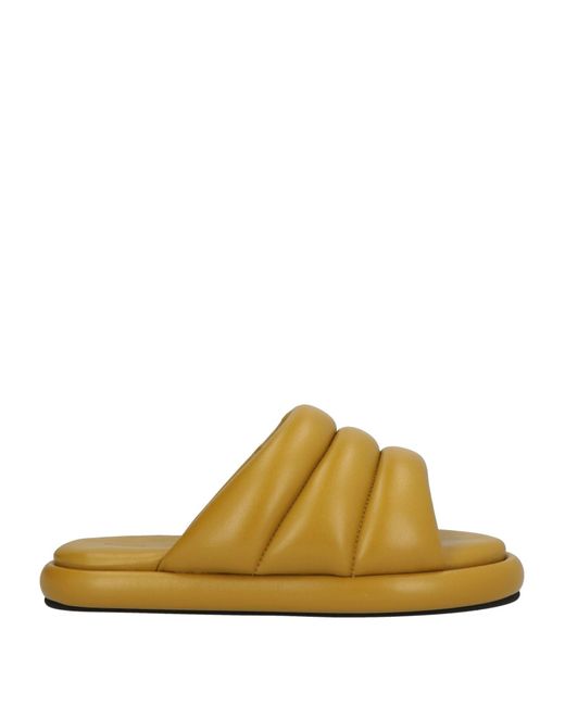 Proenza Schouler Yellow Sandals Leather