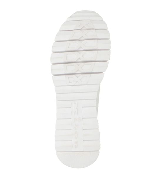 Kiton White Sneakers Cotton, Elastane