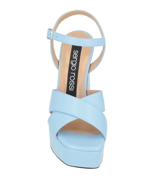 Sergio Rossi Blue Sandals