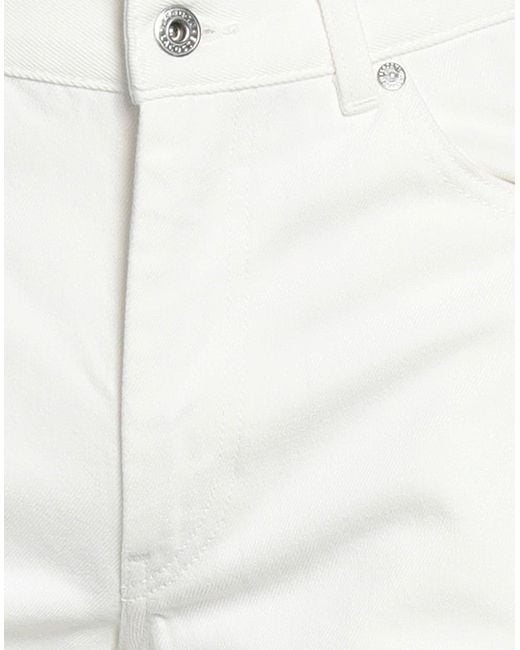Lacoste Denim Pants in White for Men | Lyst