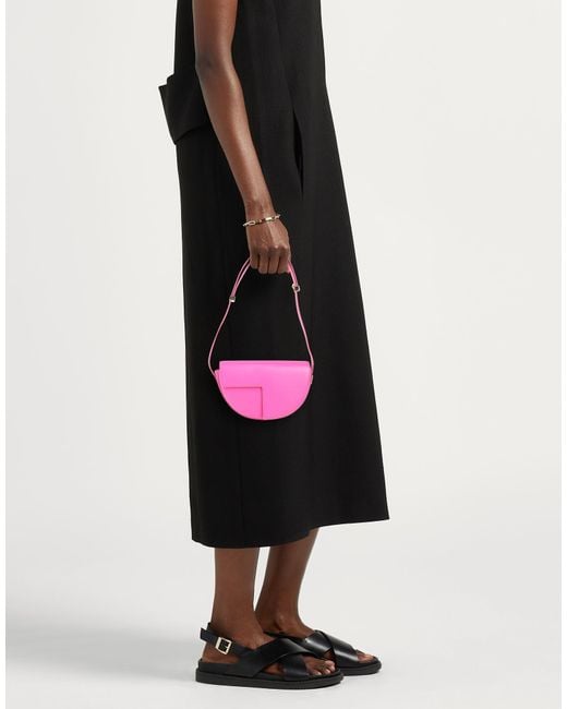 Patou Pink Handbag Leather
