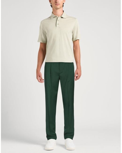 Tod's Green Pants Virgin Wool, Mohair Wool for men
