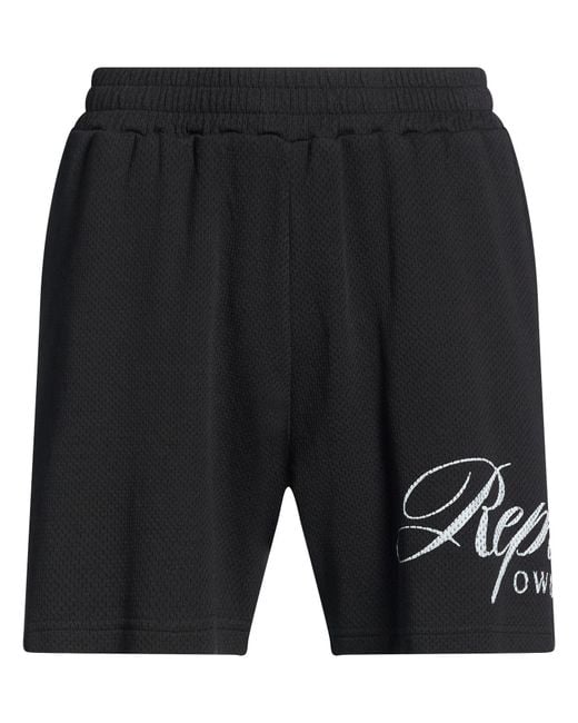 Shorts E Bermuda di Represent in Black da Uomo