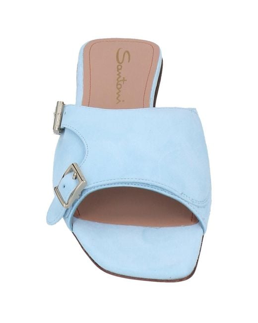 Santoni Blue Sandals