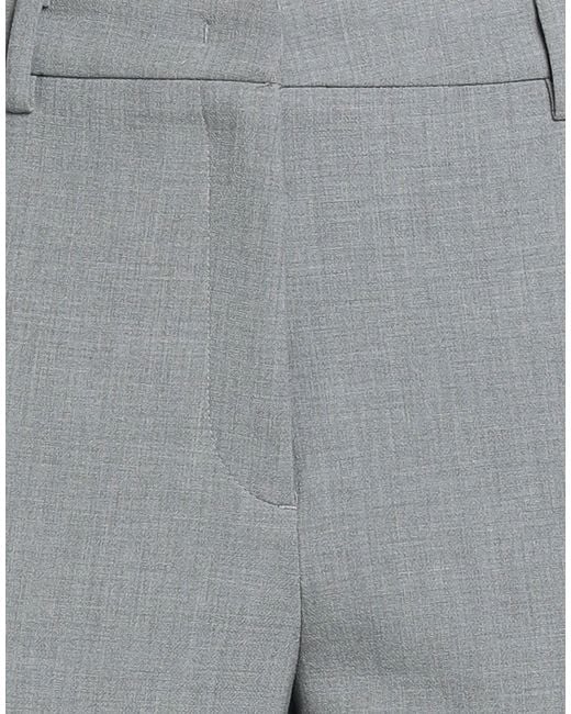 Cambio Gray Pants Polyester, Viscose, Cotton, Elastane