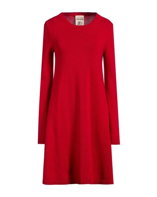 Semicouture Red Mini Dress