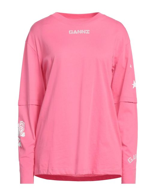 Ganni Pink T-shirt