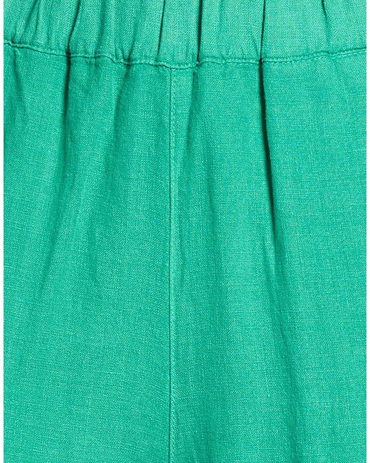 40weft Green Pants Linen