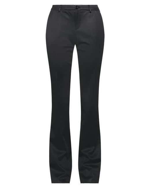 PT Torino Black Pants Polyester, Acetate, Polyamide