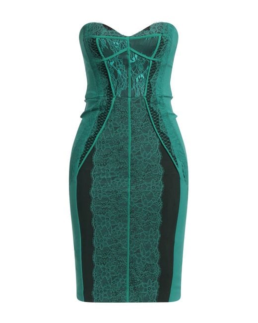 Elisabetta Franchi Green Mini Dress