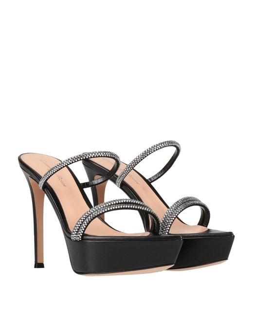 Gianvito Rossi Black Sandals