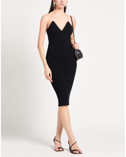 Coperni Blue Midi Dress Viscose, Polyester, Polyamide, Elastane