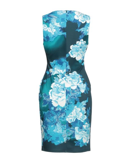 Roberto Cavalli Blue Mini Dress