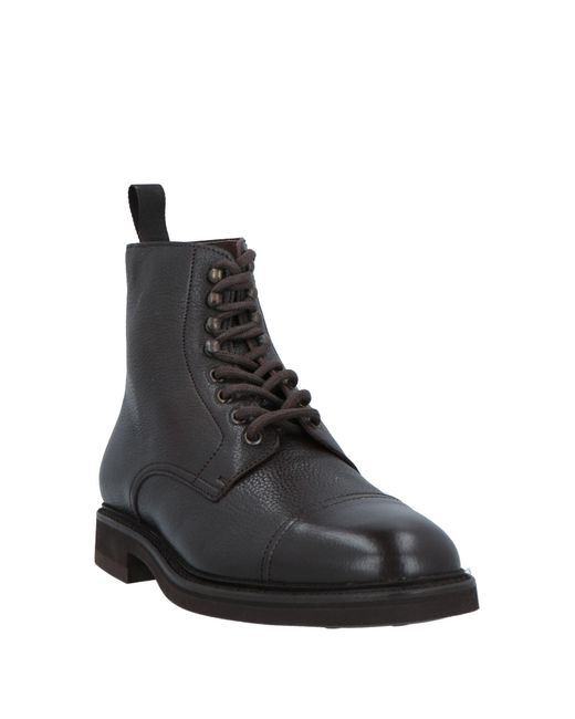 BERWICK  1707 Black Ankle Boots for men