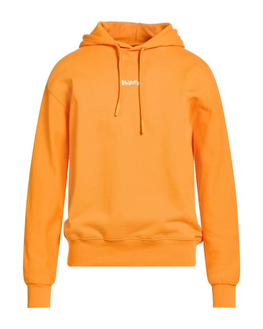 DISCLAIMER Orange Sweatshirts for men