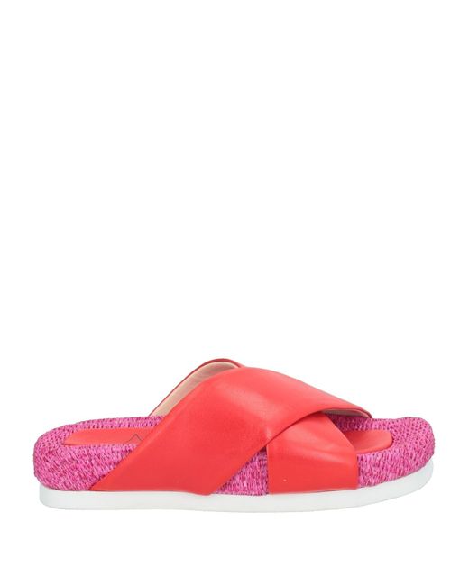 Agl Attilio Giusti Leombruni Pink Espadrilles Leather