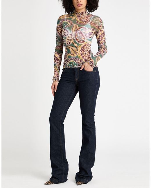 Top Etro en coloris Green
