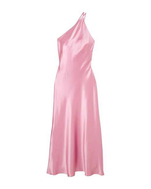 Galvan Pink Long Dress