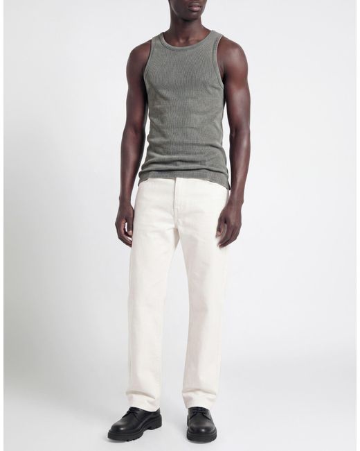 Agolde Gray Tank Top Organic Cotton, Lyocell, Elastane for men