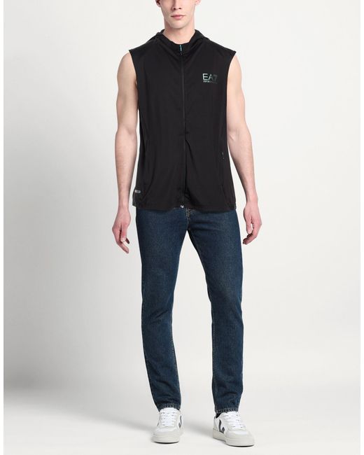 Chompa Sin Mangas EA7 de hombre de color Black