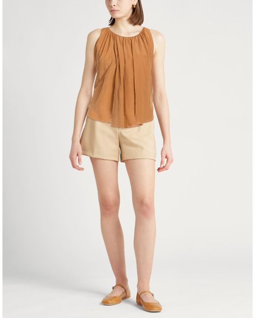 Jucca Brown Top Cotton, Silk