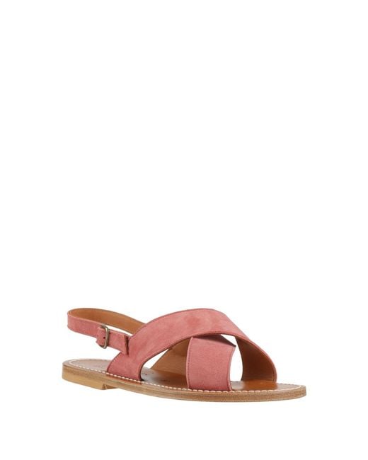 K. Jacques Pink Sandals Leather