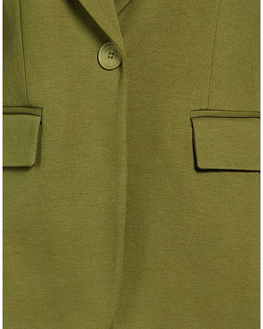 Manila Grace Green Blazer Viscose, Polyamide, Elastane