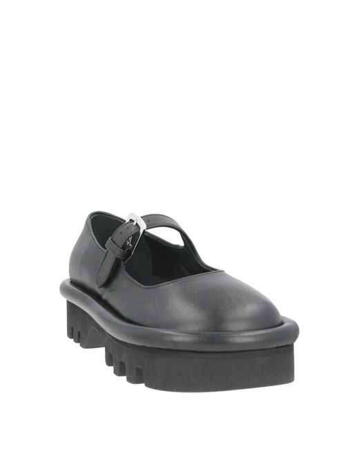J.W. Anderson Gray Pumps Soft Leather, Textile Fibers