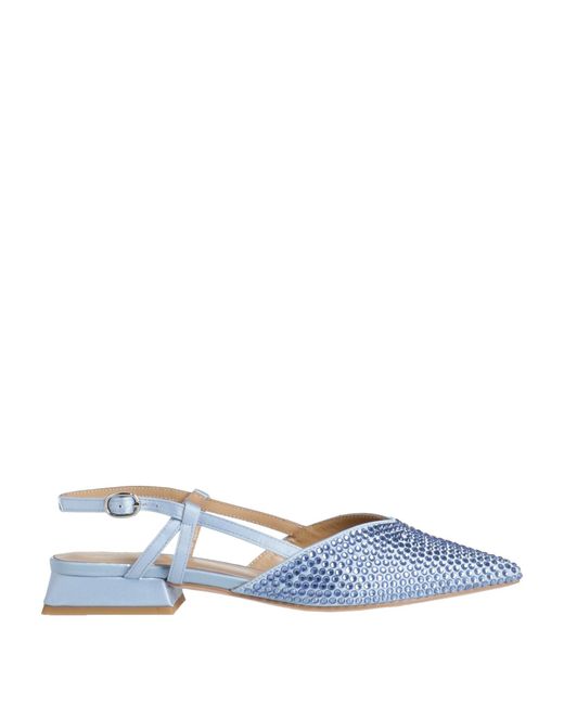 Alma En Pena. Blue Ballet Flats