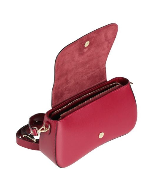 Marc Ellis Red Brick Handbag Leather