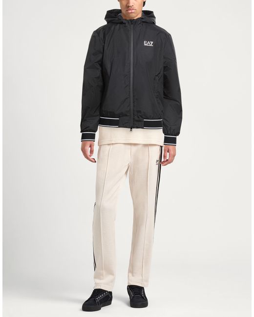 EA7 Black Jackets for men
