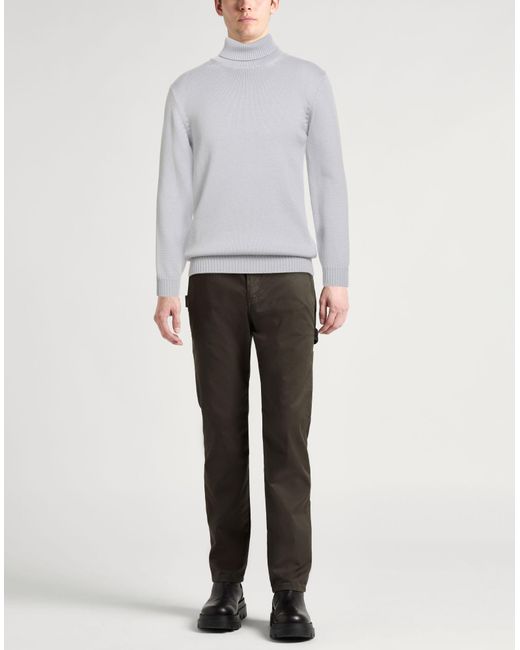 Roberto Collina Gray Turtleneck for men