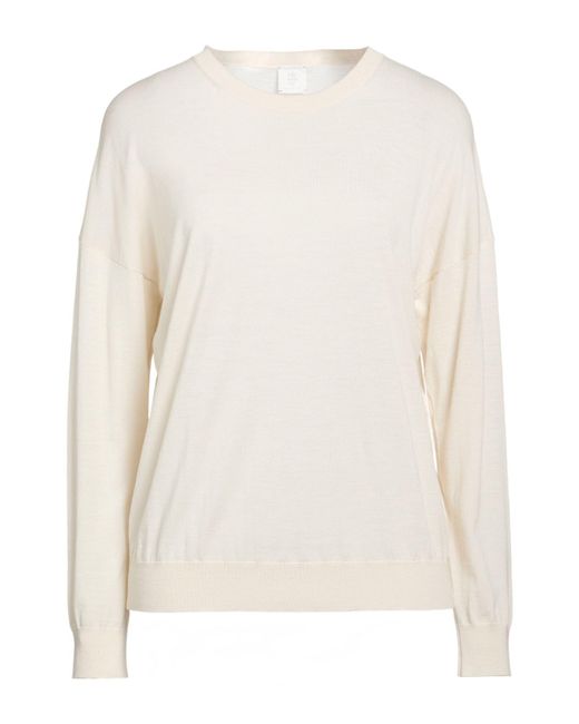 Eleventy White Sweater Wool