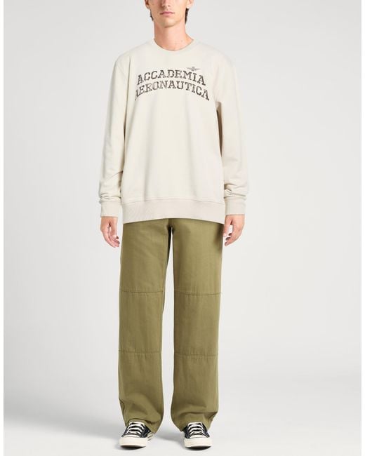 Aeronautica Militare Natural Sweatshirt Cotton for men