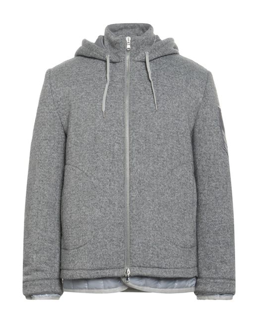 Daniele Alessandrini Gray Jacket Polyester, Wool for men