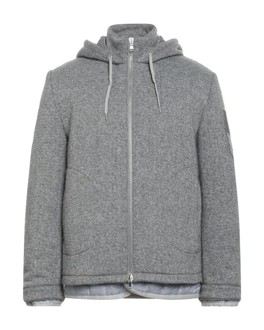 Daniele Alessandrini Gray Jacket Polyester, Wool for men