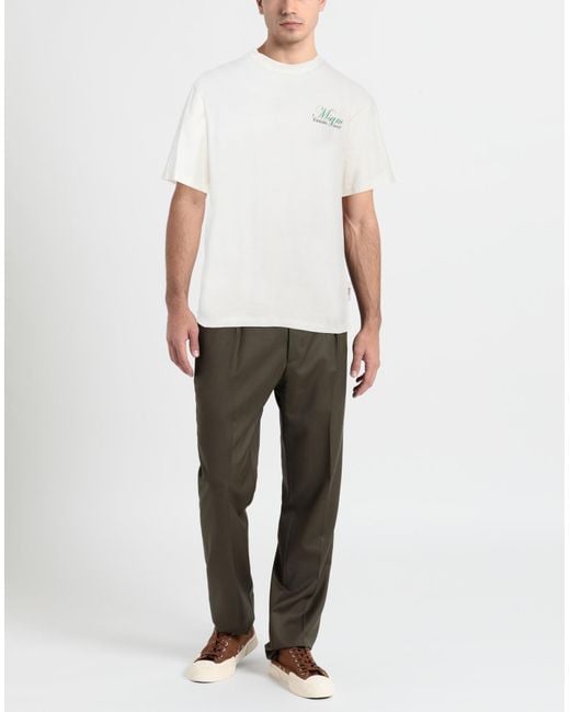 MSGM White T-shirt for men