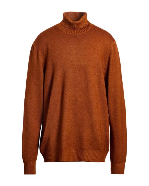 Gran Sasso Brown Turtleneck for men