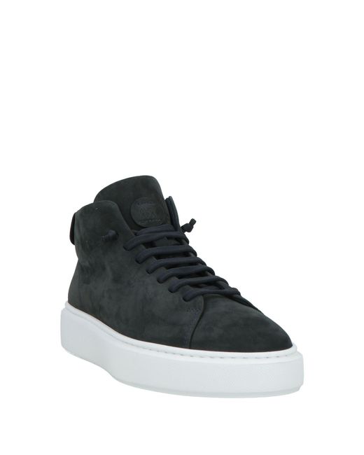 Fabiano Ricci Black Midnight Sneakers Leather for men