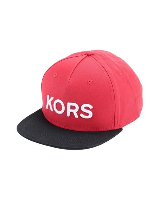 Michael Kors Hat in Red for Men - Lyst