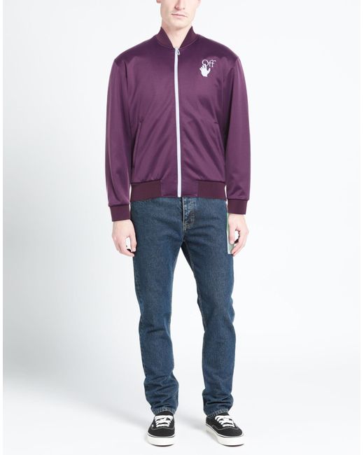 Off-White c/o Virgil Abloh Purple Sweatshirt for men