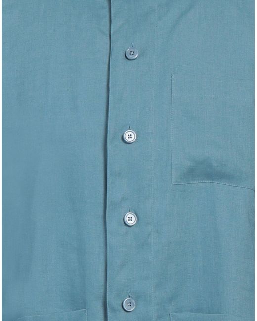 Grey Daniele Alessandrini Hemd in Blue für Herren