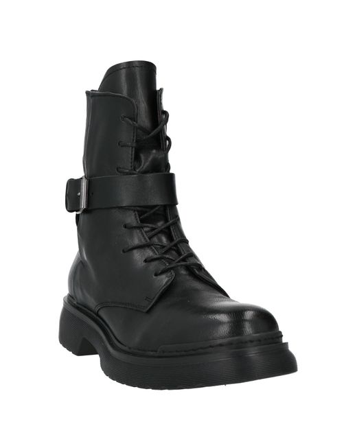 Pawelk's Black Ankle Boots Leather