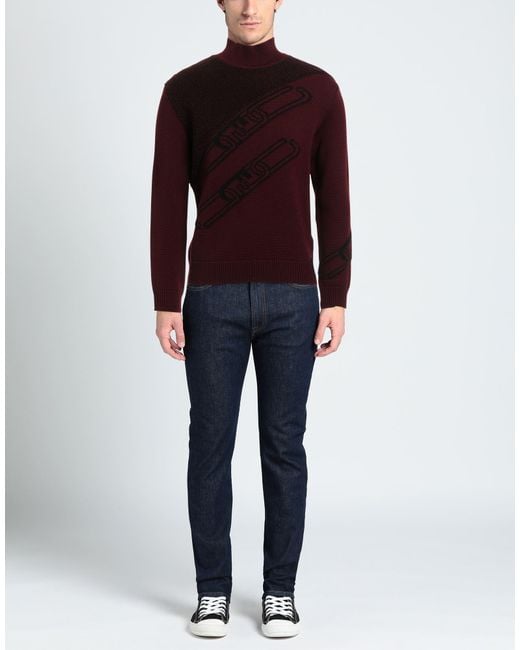 Fendi Red Turtleneck for men