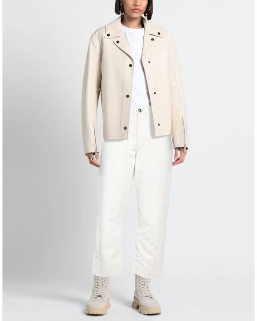 Jil Sander White Jeans